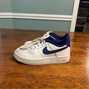 Nike Force 1 White and Blue Sneakers size 11